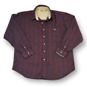 Bugle Boy Flannel Button Up Top Size Extra Large